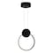 Cwi Lighting Pulley 8 in LED Black Mini Pendant 1297P8-1-101 - alternate 1